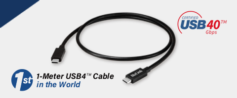 BizLink貿聯發布1米USB4 Gen 3 Type-C 傳輸線