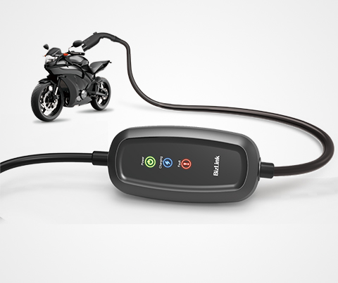 电动摩托车可携式充电器